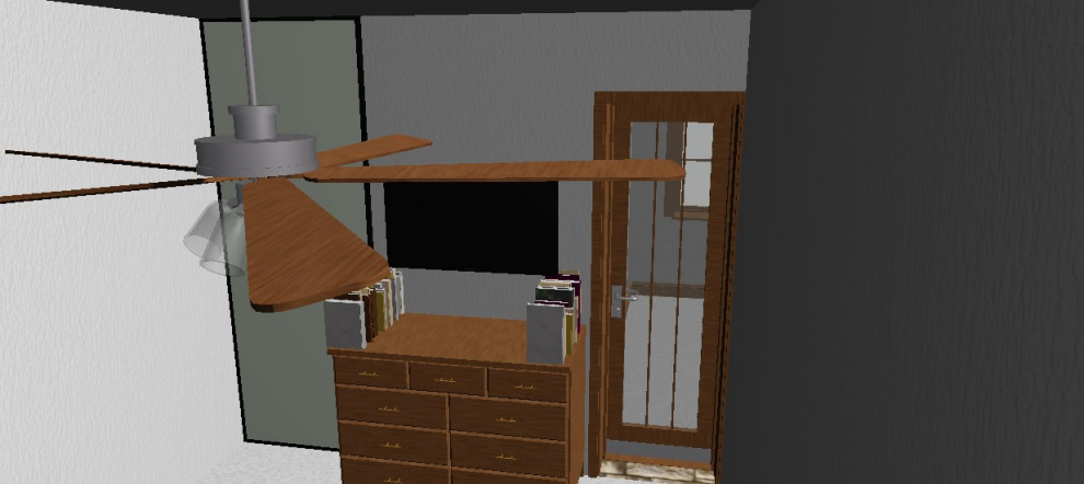 Гостевая спальня на первом этаже. Продолжение.