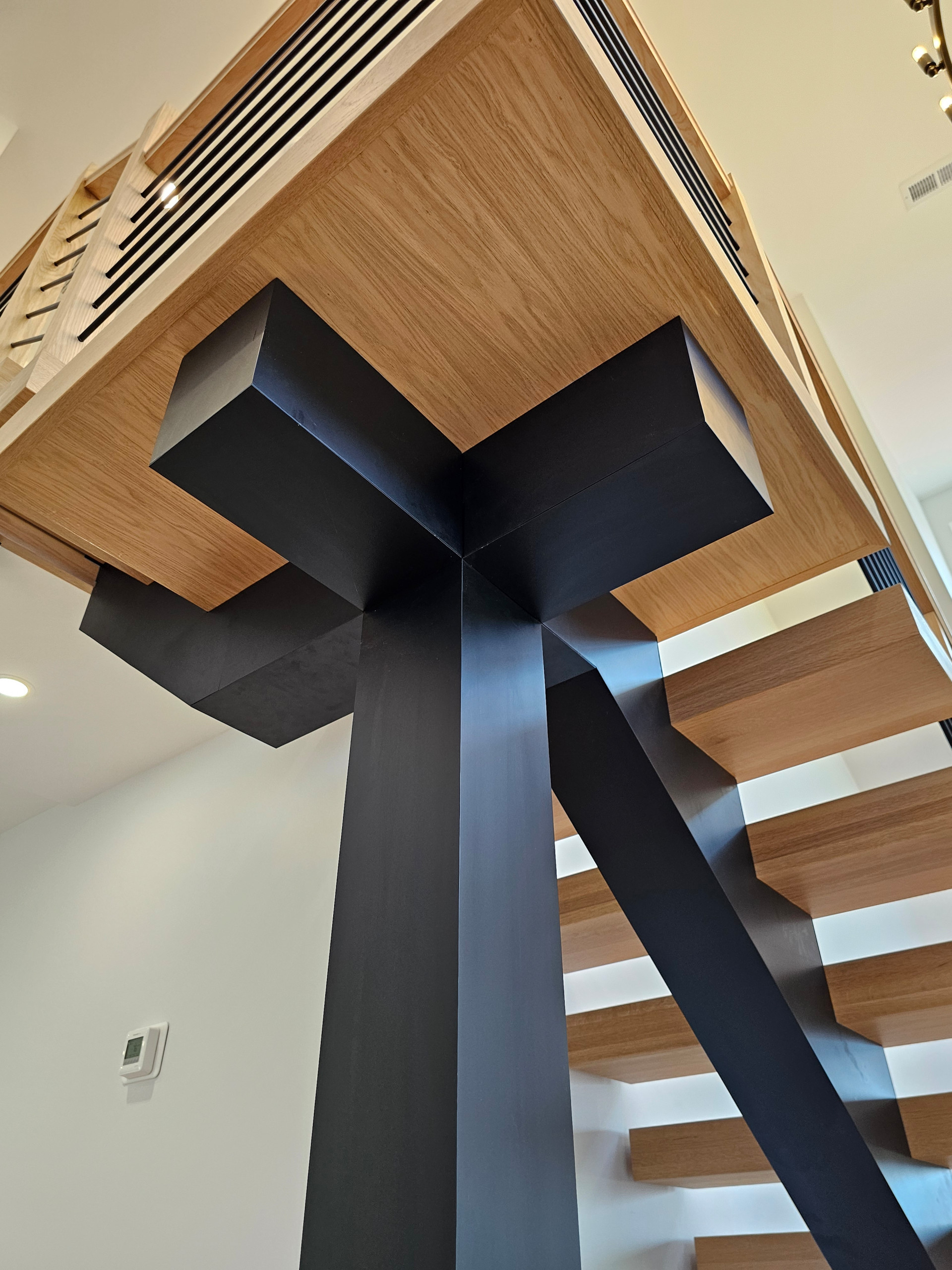123_Modern Meets Rustic Farmhouse Staircase, Leesburg, VA 20175