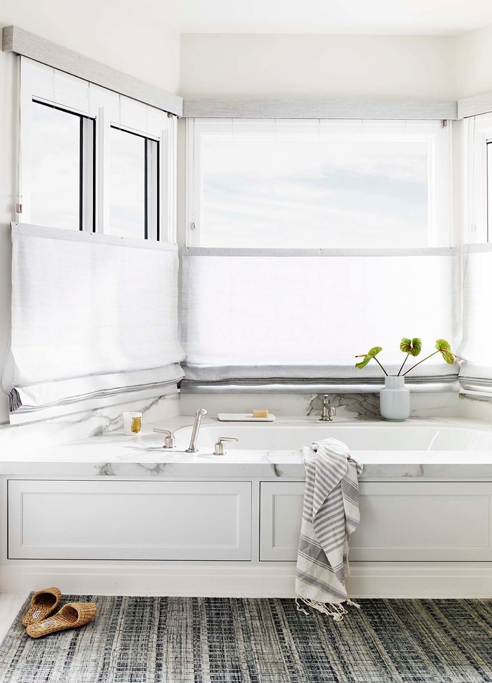 Design ideas for a large transitional bathroom in San Francisco.
