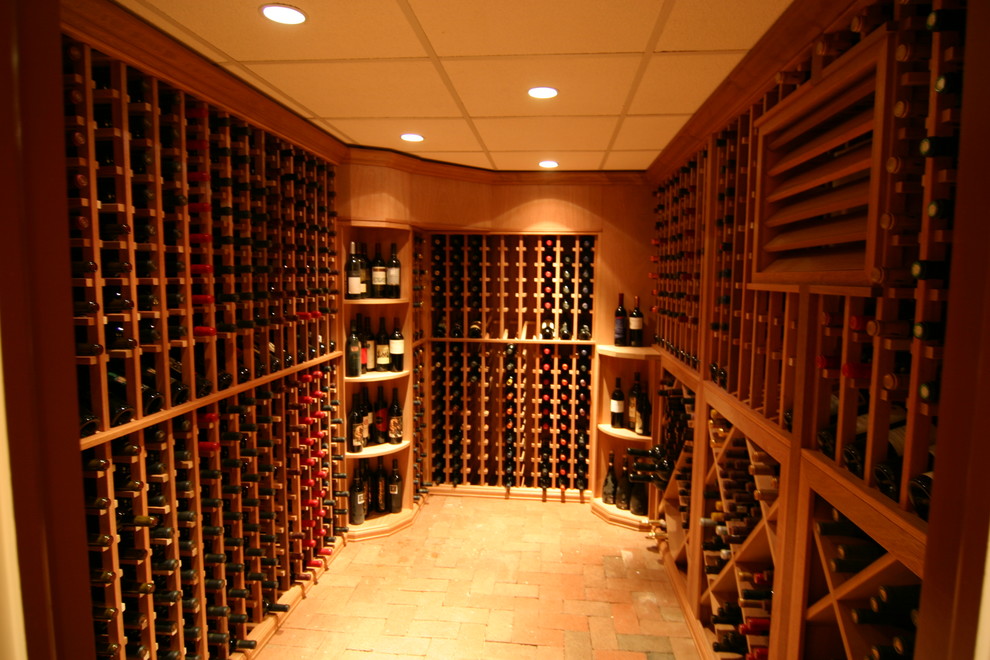 Cava Wine Cellars Traditional Wine Cellar New York by WineRacks