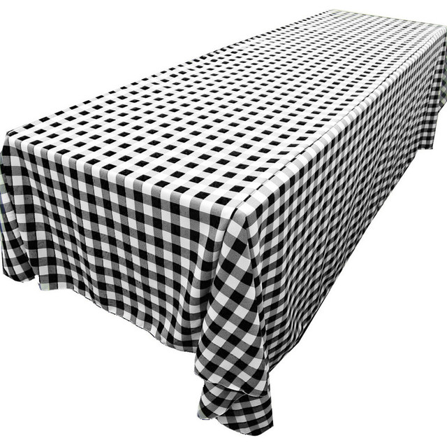 Rectangular Gingham Checkered Tablecloth Farmhouse Tablecloths by