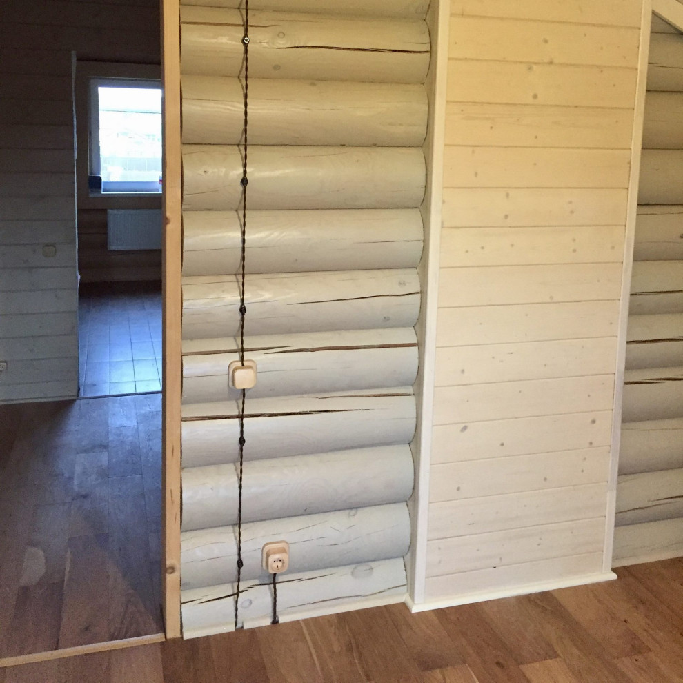 Монтаж электрики в ретро стиле