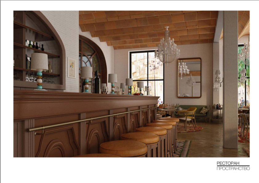 Проект загородного ресторана от нашего архитектора Трусовой Томары