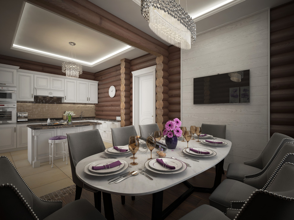 Интерьеры деревянного дома под Минском