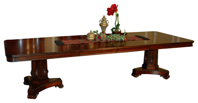 Heritage Mahogany Double Pedestal Dining Table Heritage Mahogany Double Pedestal Dining Table