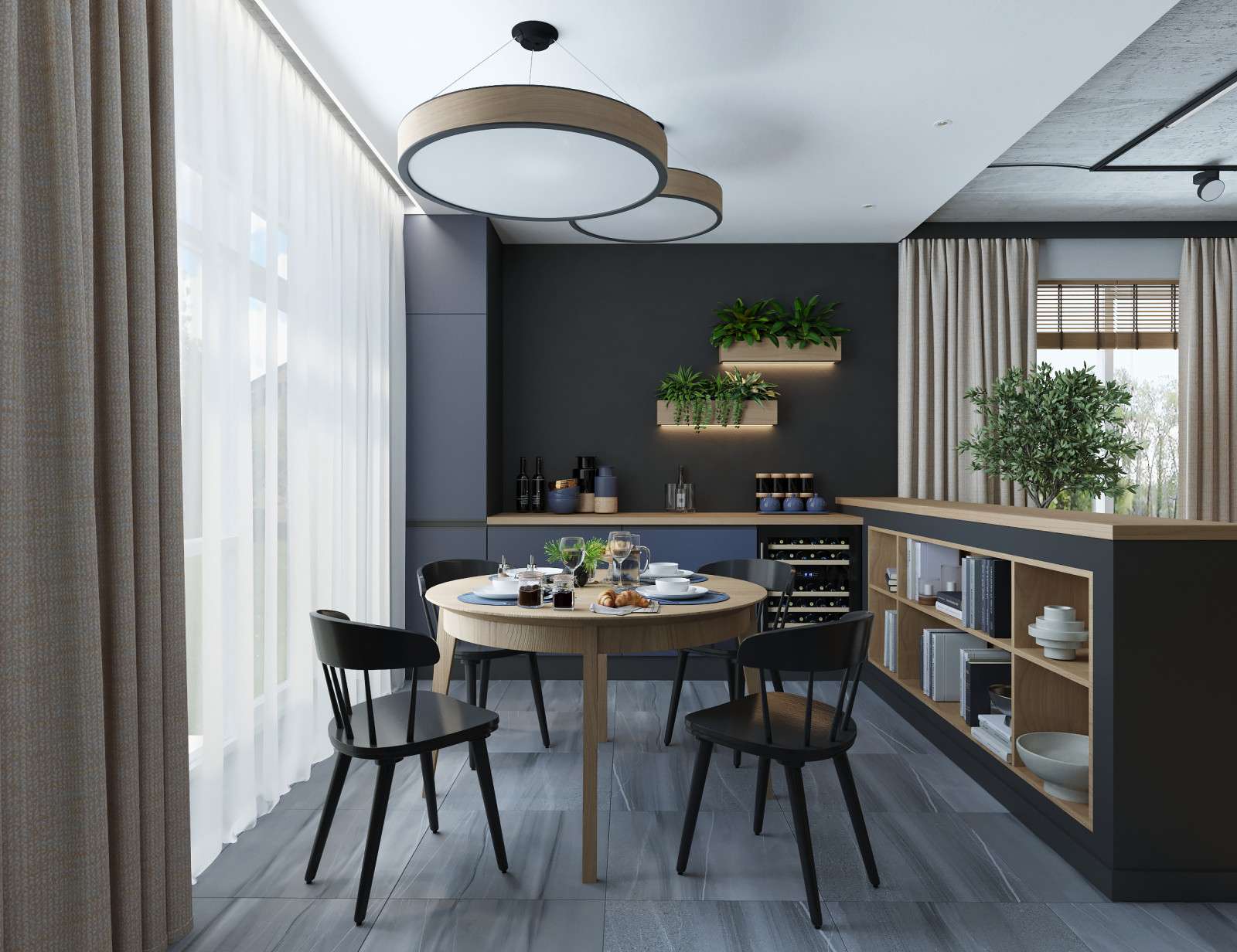 Акцентный Синий