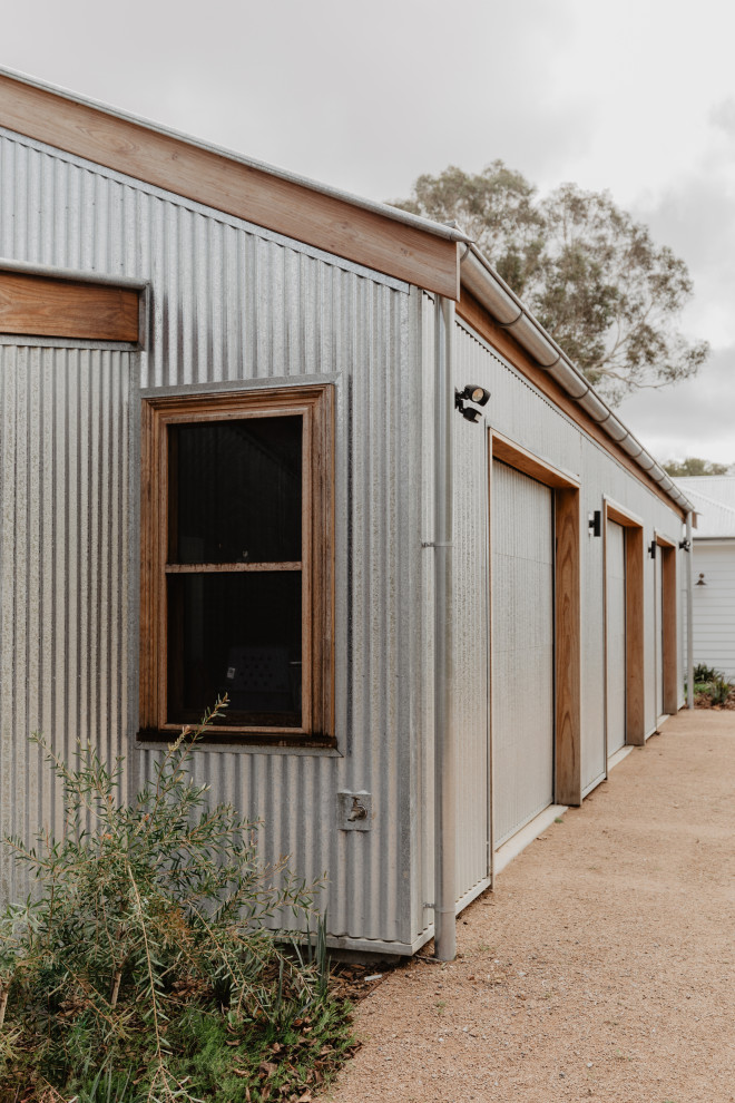 Inspiration for a country shed and granny flat in Wollongong.