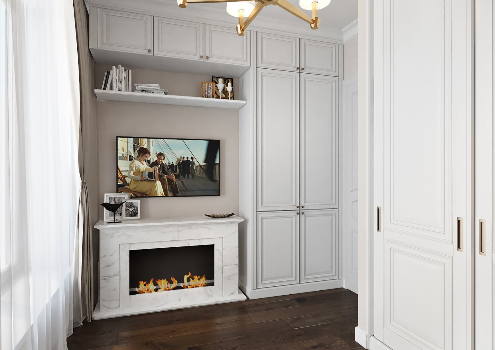 Дизайн и ремонт квартиры в ЖК «Вандер Парк» — Назад в будущее