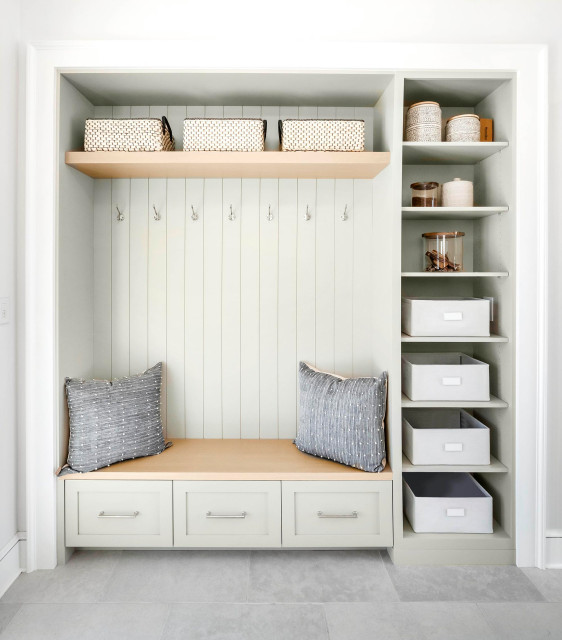 Custom Mudroom contemporary-entrance