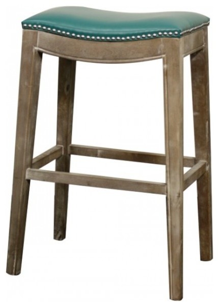 Elmo Barstool by NPD Furniture, Turquoise, Bar Height