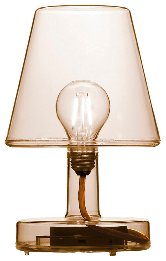 klinker Prematuur Planeet Fatboy Transloetje Modern Transparent LED Table Lamp - Contemporary - Table  Lamps - by Plush Pod Decor | Houzz