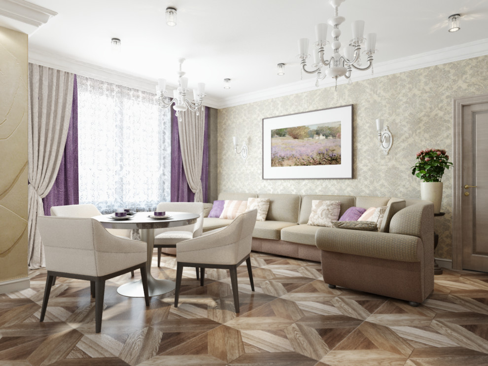 Современная классика (Двухкомнатная квартира, Новгородская улица)