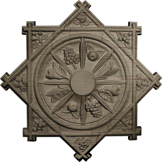 38 1/4"ODx1 1/2"P Antilles Ceiling Medallion, Fits Canopies up to 6