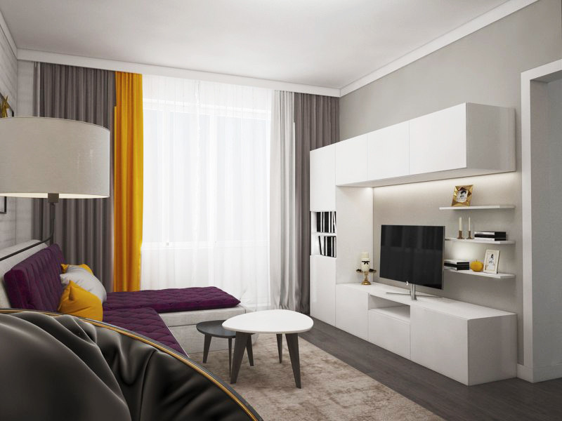 Эскизное оформление пространства "Белые Росы"  г. Красноярск