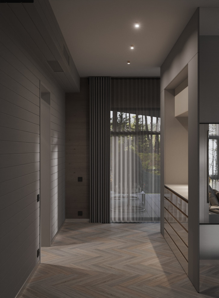 Мастер спальня в проекте загородного дома