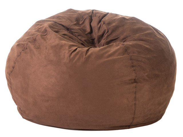 Waldo Faux Suede 5 Foot Bean Bag Contemporary Bean Bag Chairs By Gdfstudio Waldo Faux Suede 5 Foot Bean Bag Contemporary Bean Bag Chairs By Gdfstudio