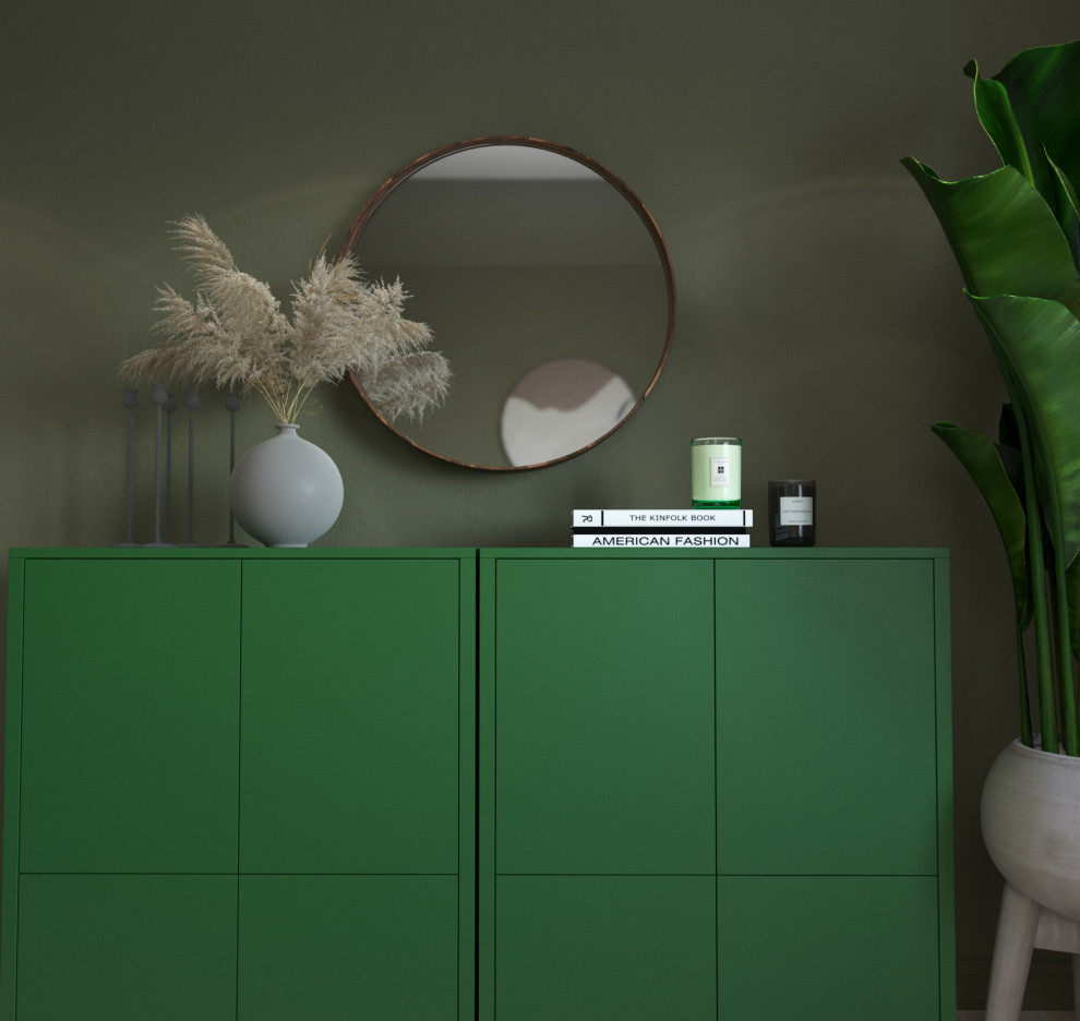 скандинавская спальня