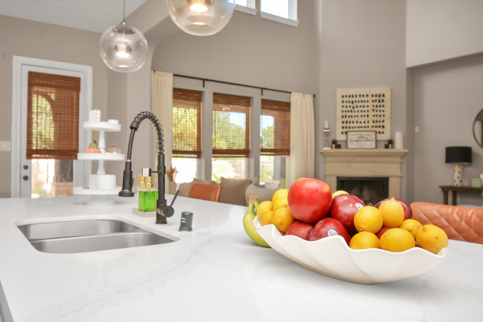 White Modern Kitchen & Bath