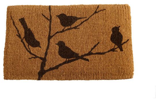 Delightful Doormat- Birds on a Tree