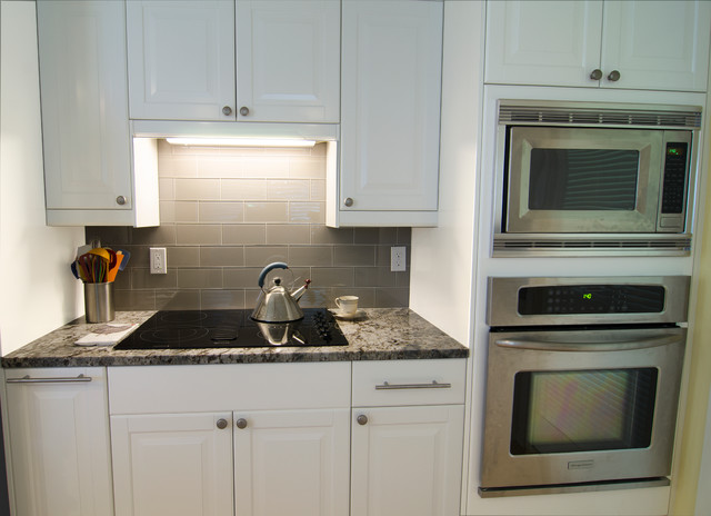 Ikea Kitchen Remodel With Granite Countertops Transitional
