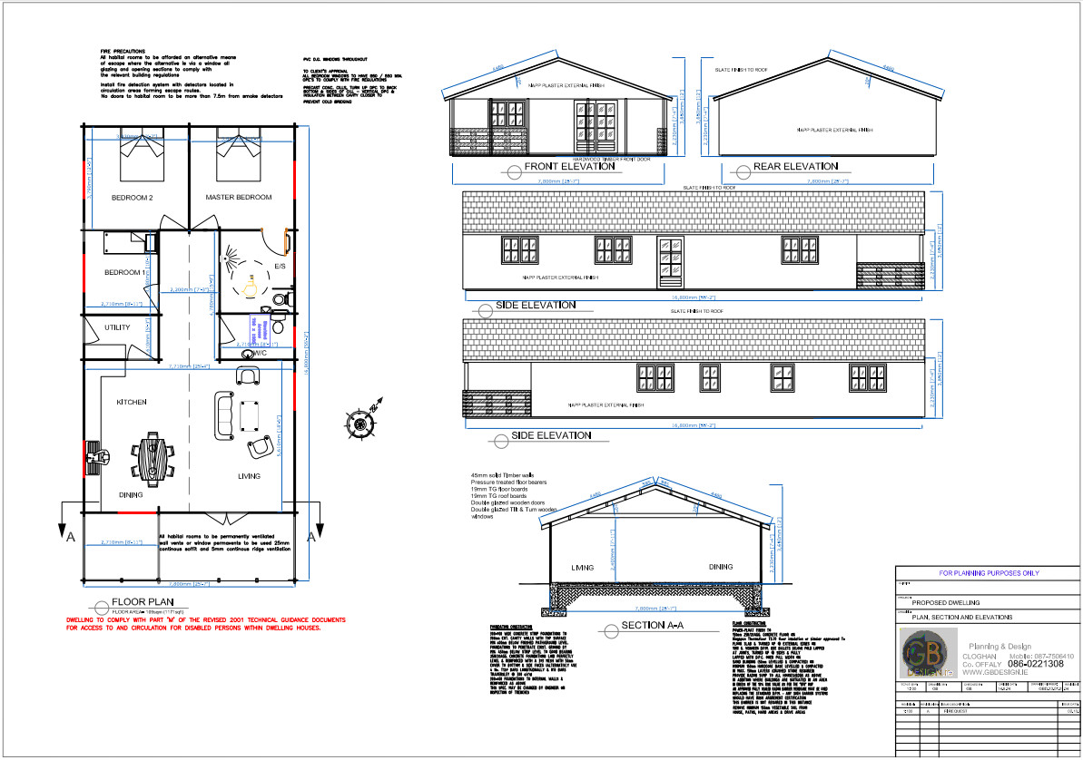 Pre fabricated wooden cabin wheelchair compliant
