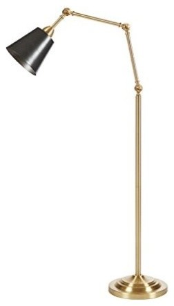 Madison Park Signature Brooks Floor Lamp In Black Gold Finish Brooks Floor Lamp In Black
