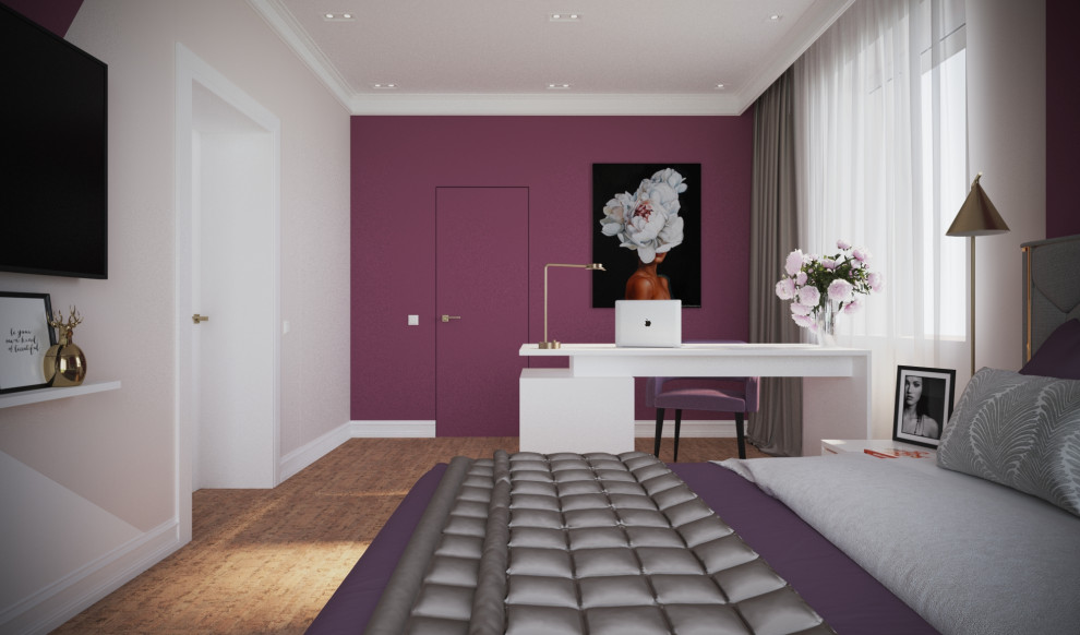 Дом 200 кв.м. _ Современная классика_Спальня