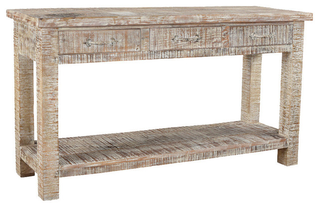 Adrian 3 Drawer Console Tablef Farmhouse Console Tables By