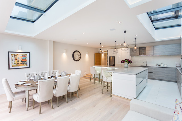 White Kitchen Henderson Rd contemporary-kitchen