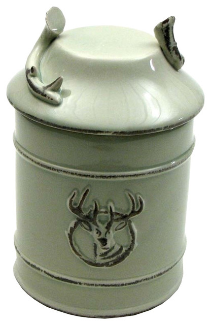 Modern Kitchen Jars ceramic deer goodie jar with seal - modern - kitchen canisters and Modern Kitchen Jars ceramic deer goodie jar with seal - modern - kitchen canisters and