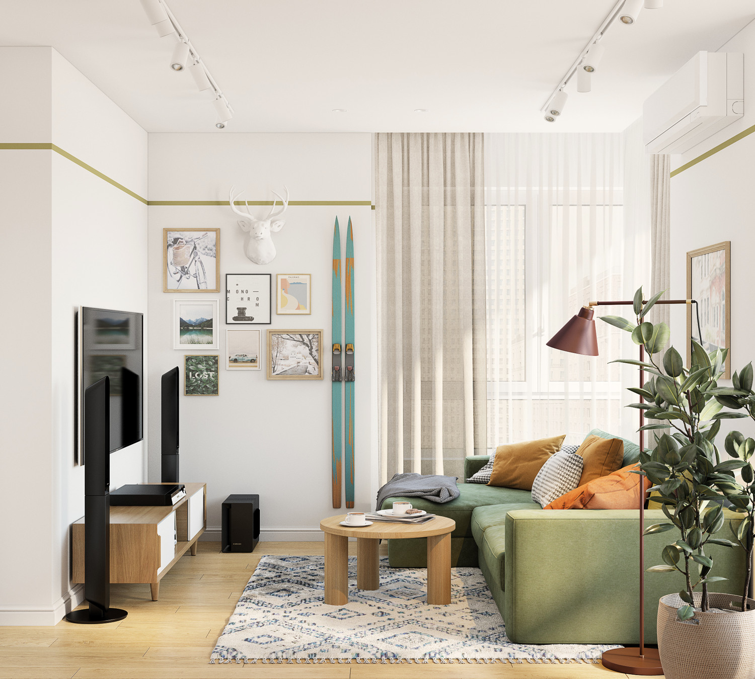 Гостиная для лыжника