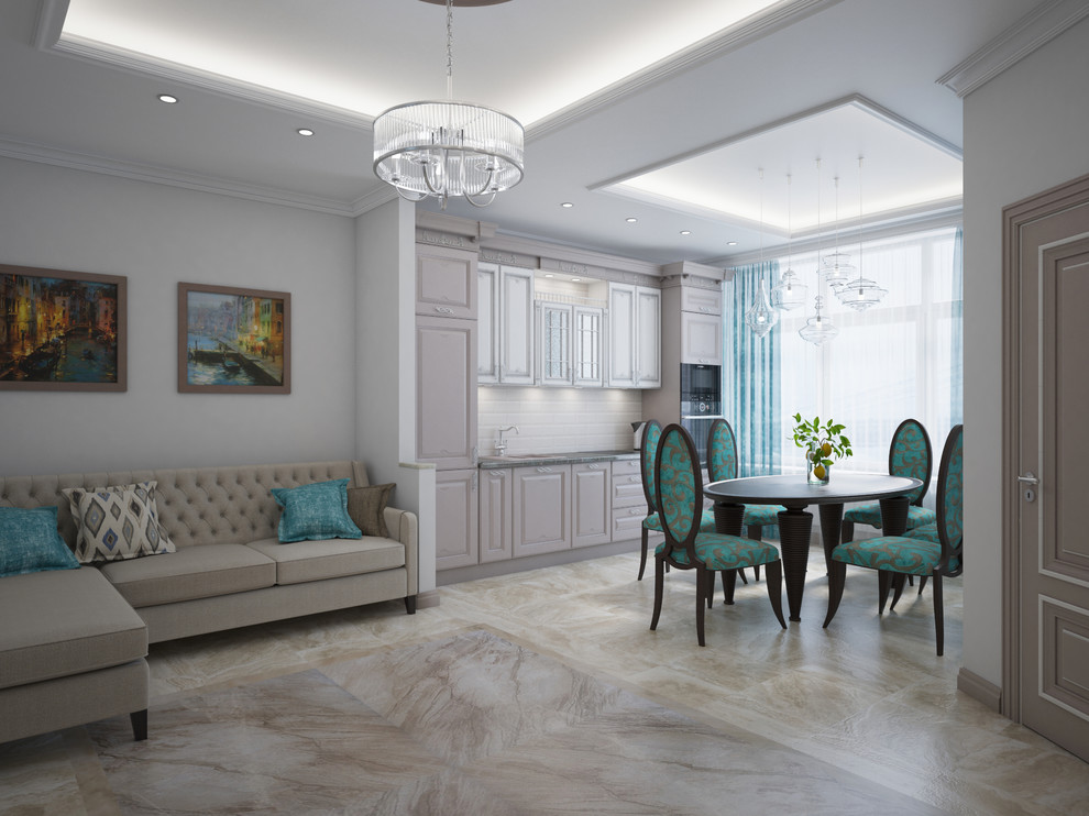 Дизайн-концепция однокомнатной квартиры в Москве