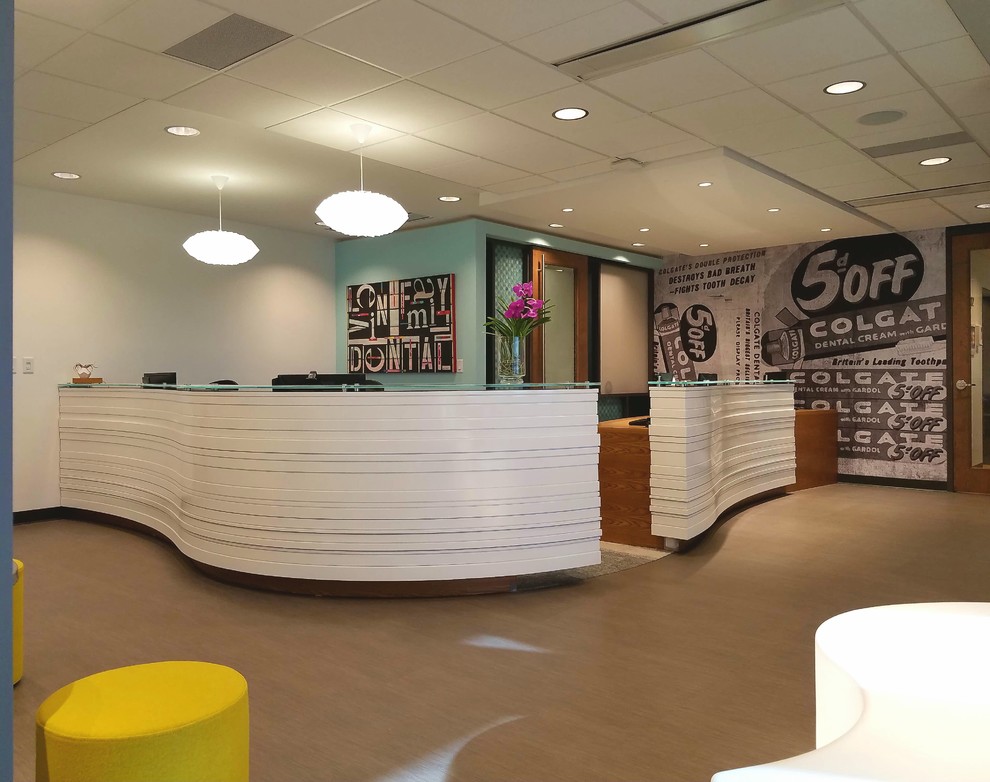 Dental Office Lobby Modern Denver by Meg Miller Art/Design Houzz