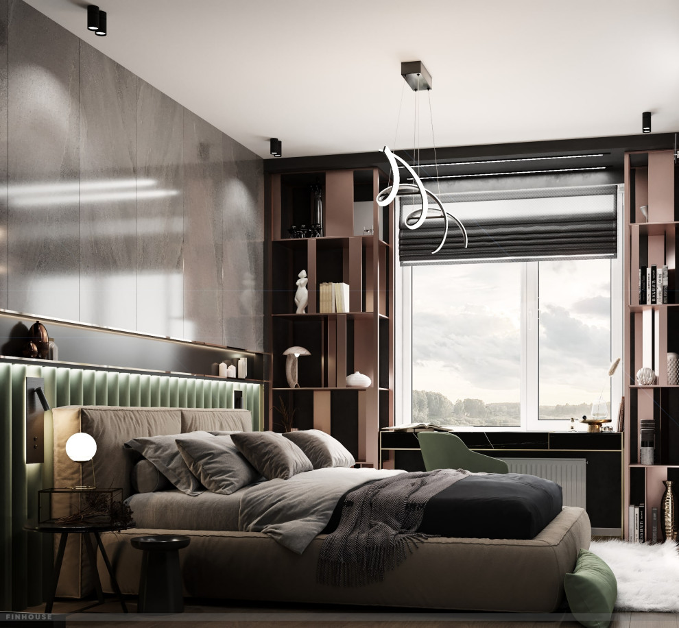 Проект двухкомнатной квартиры (57 м²) в Санкт-Петербурге