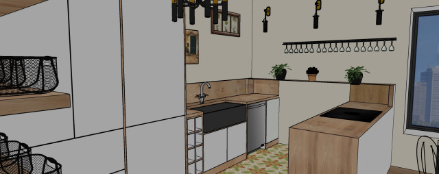 Avant-projet Rebecca modern-kitchen