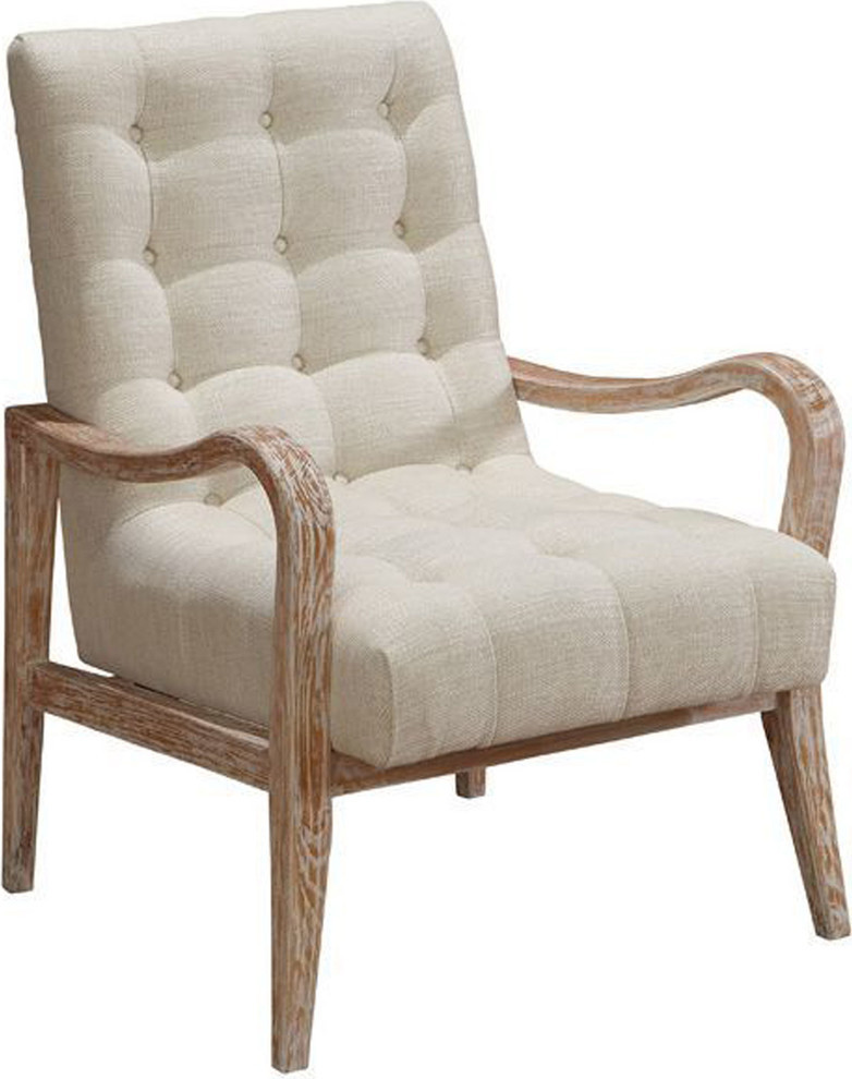 Regis Accent Chair, Cream