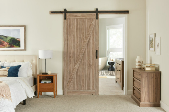 Masonite transitional-bedroom