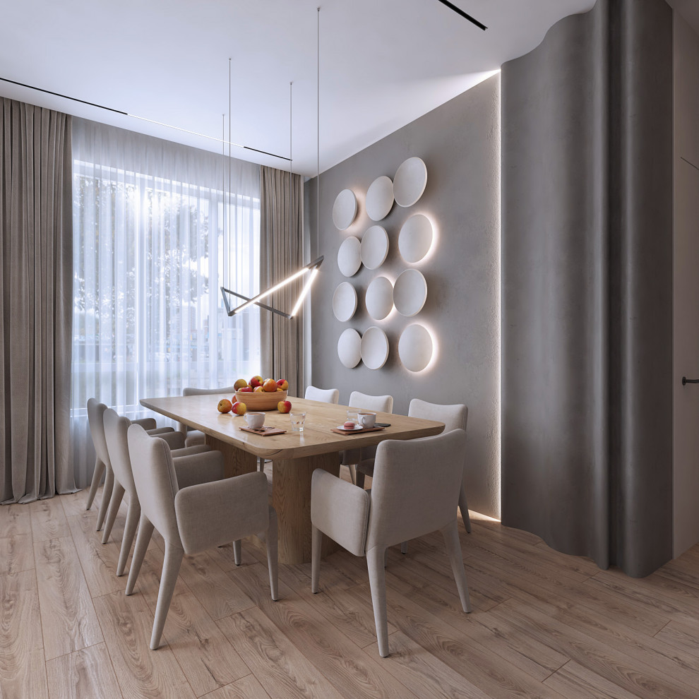 Современная эклектика: 3-комнатная квартира 93 м2