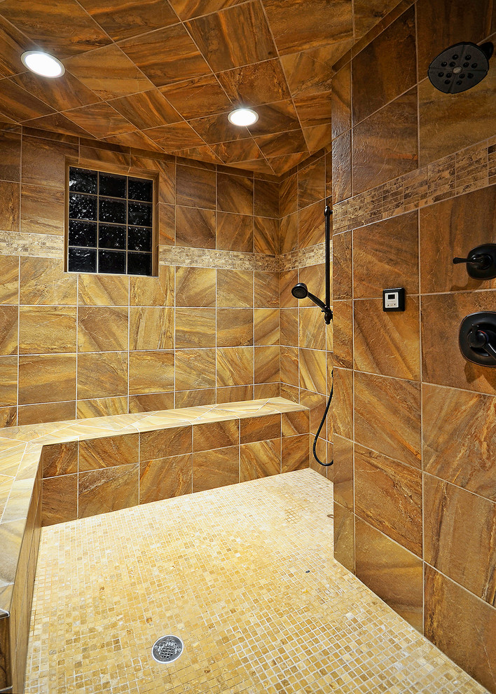 Inspiration for a transitional home design remodel in Denver