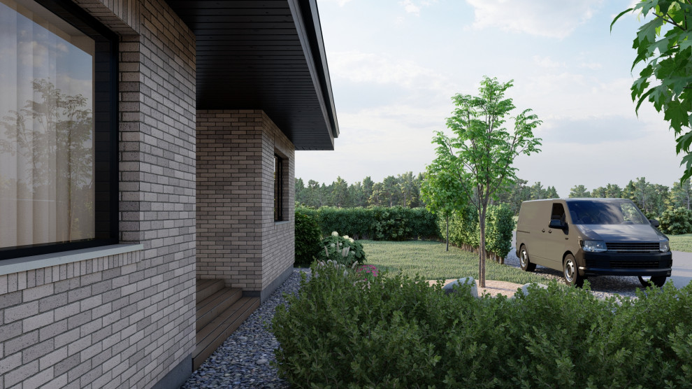 Одноэтажный дом в пос. Зимняя горка