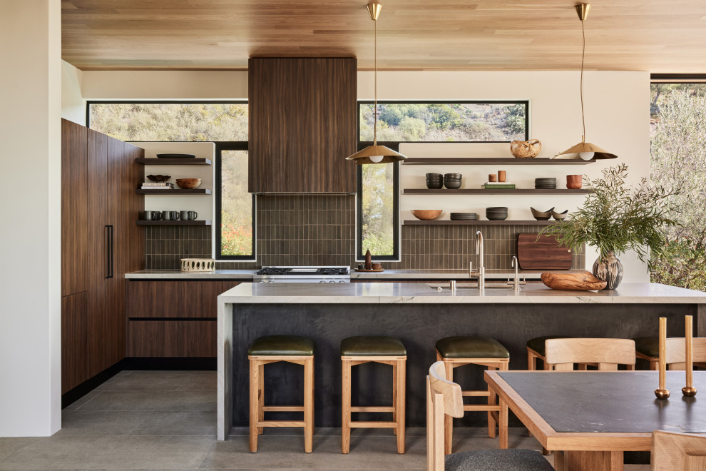 Organic Modern Remodel - Modern - Kitchen - Santa Barbara - by Allen ...