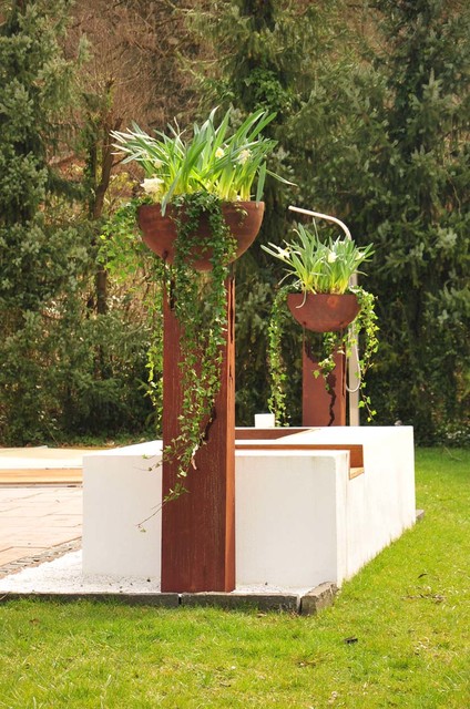 Blumensäule - Industrial - Garten - Sonstige - von Frank Erbel - Mosaik