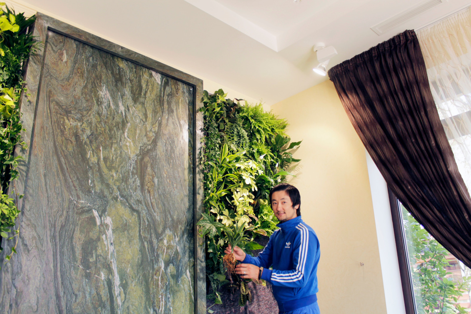 Фитостена загородного дома №2