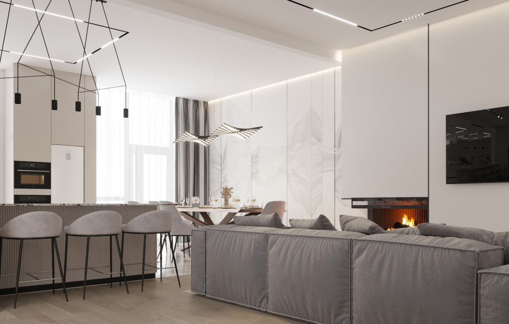 Дизайн-проект таунхауса 280м2 ЖК Park Fonte