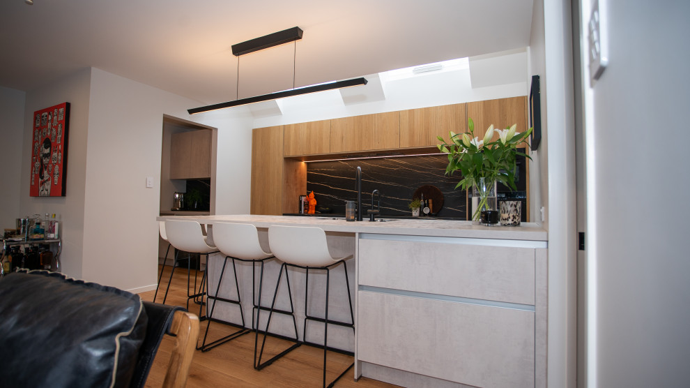 Oak and Drama Kitchen Renovation