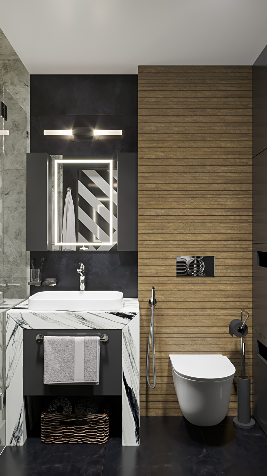 Интересное сочетание плитки