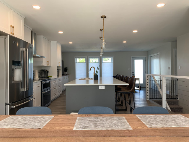 Dining + Kitchen contemporaneo-cucina