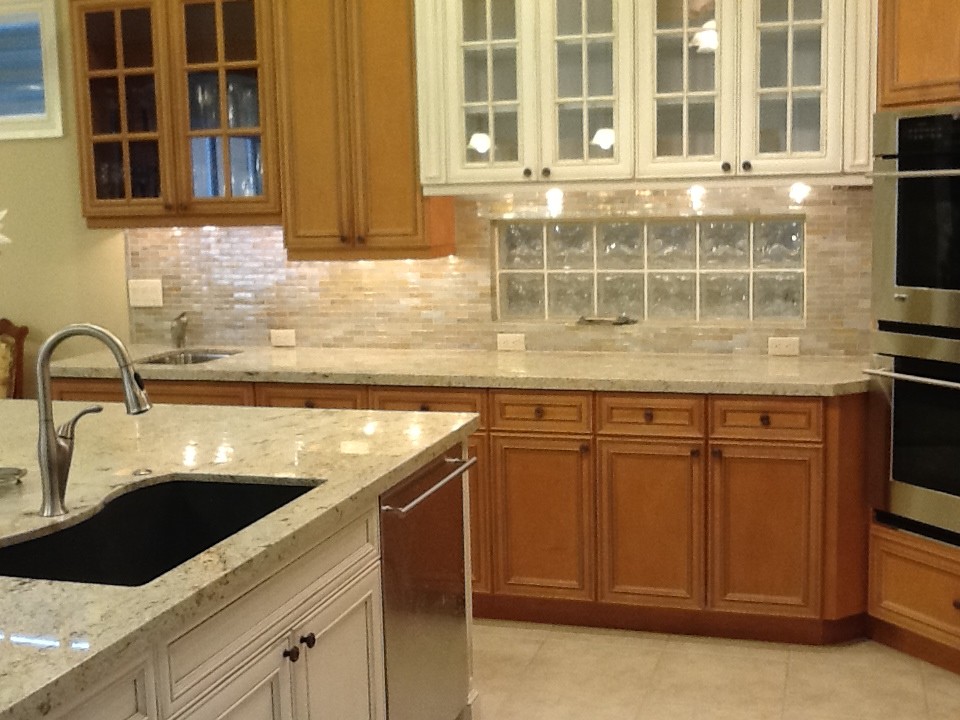 Inspiration for a transitional kitchen remodel in Miami