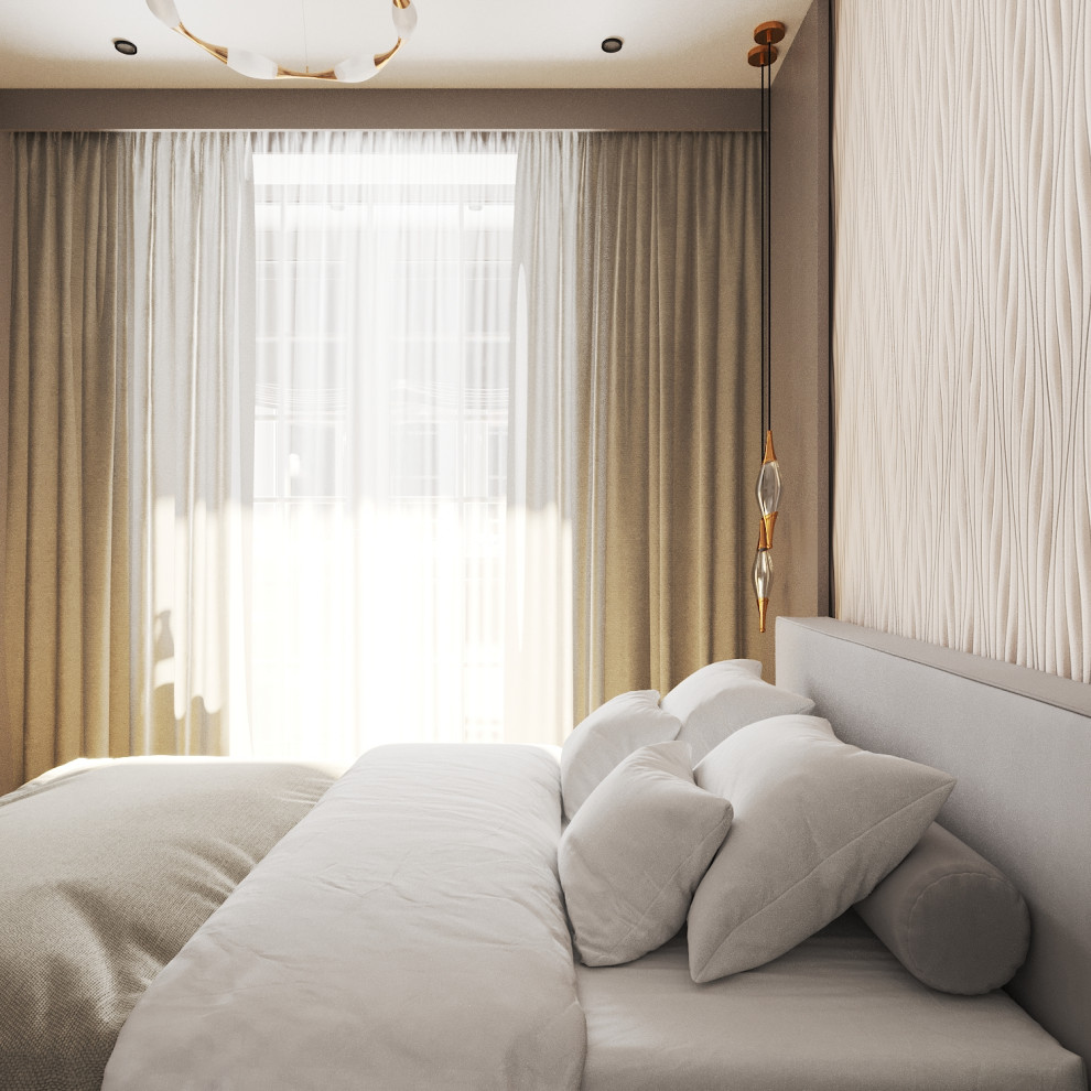 Спальня в двухкомнатной квартире ЖК Ты и Я