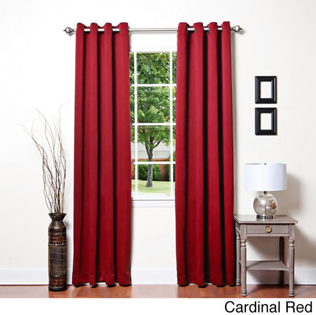 Grommet Top Thermal Insulated 96-inch Blackout Curtain Panel Pair